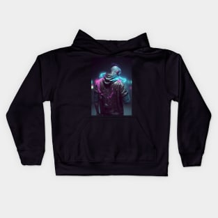 Cyberpunk Netrunner Kids Hoodie